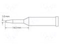 Tip; conical,elongated; 1mm; for soldering station METCAL GT4-CN0010A