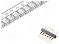 Connector: pin strips; pin header; male; PIN: 6; horizontal; 1mm GCT BC034-06-A-V-0150