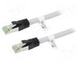 Patch cord; RJ45 plug,both sides; S/FTP; Cat 8; stranded; Cu; LSZH Goobay GOOBAY-55138