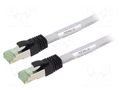 Patch cord; RJ45 plug,both sides; S/FTP; Cat 8; stranded; Cu; 5m GOOBAY GOOBAY-55139