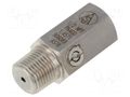 Accessories: snubber adjustable; NPT 1/2"; steel CrNi 1.4571 WIKA 910.12-0704547