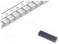 Connector: pin strips; socket; female; horizontal; 1mm; SMT GCT BC075-08-A-L-A