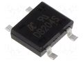 Bridge rectifier: single-phase; Urmax: 400V; If: 2A; Ifsm: 60A; SMT DC COMPONENTS DB204S-DC