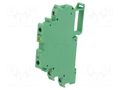 Socket; for DIN rail mounting; -40÷85°C; Indication: LED PHOENIX CONTACT DEK-0V-24DC/24DC/3