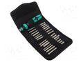 Hex key,square,Phillips,slot,Torx®; case; 15pcs. WERA WERA.05051066001