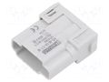 Connector: HDC; module; male; PIN: 6; 16A; 500V; HEAVYCON modular PHOENIX CONTACT HC-M-06-CT-M