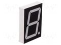 Display: LED; 7-segment; 45mm; 1.8"; No.char: 1; red; 200mcd; anode OPTO Plus LED OPD-S18012LE-BW