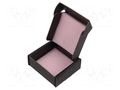 Container: box; with foam lining; ESD; black; cardboards EUROSTAT GROUP ERS-254020110