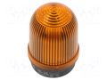 Signaller: lighting; continuous light; orange; 12÷230VDC; IP65 WERMA WER-21030000