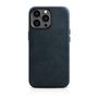 iCarer Oil Wax Premium Leather Case iPhone 14 Pro Max Magnetic Leather Case with MagSafe Dark Blue (WMI14220704-BU), iCarer 6975092685159 6975092685159