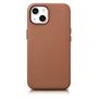 iCarer Case Leather Case Cover for iPhone 14 Brown (WMI14220705-BN) (MagSafe Compatible), iCarer 6975092685180 6975092685180