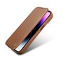 iCarer CE Premium Leather Folio Case iPhone 14 Plus Magnetic Flip Leather Folio Case MagSafe Brown (WMI14220715-BN), iCarer 6975092685746 6975092685746