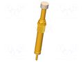 Test needle; 5mm; 3A; plastic; gold-plated; Ø: 3mm; flat; SKS-115 INGUN SKS-115-0011