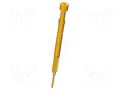 Test needle; 4.5mm; 3A; plastic; gold-plated; Ø: 4mm; flat; SKS-465 INGUN SKS-465-0216
