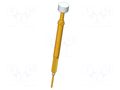 Test needle; 5.2mm; 3A; plastic; gold-plated; Ø: 5mm; flat; SKS-465 INGUN SKS-465-0287