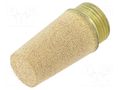 Sound suppression silencer; Thread: G 3/8"; sintered bronze PNEUMAT 7000-3/8