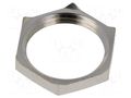 Nut; with earthing; PG13,5; brass; 23mm; Thread: PG; Plating: nickel LAPP LP-52103230