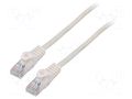 Patch cord; U/UTP; Cat: 5e; RJ45 plug,both sides; stranded; CCA LANBERG PCU5-10CC-3000-W