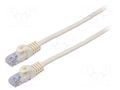 Patch cord; U/UTP; Cat: 6; RJ45 plug,both sides; stranded; CCA LANBERG PCU6-10CC-0025-W