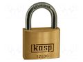 Padlock; shackle; brass; Protection: low (level 4); A: 30mm; B: 17mm KASP KA-K12530