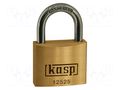 Padlock; shackle; brass; Protection: low (level 3); A: 25mm; B: 13mm KASP KA-K12525A1