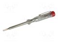 Voltage tester; insulated; slot; 65mm; 120÷250VAC C.K CK-440007