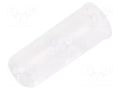 Fiber for LED; Ø5.6mm; L: 12.7mm; round; Front: convex; flexible BIVAR UHF5-0.500-N-67