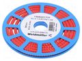 Markers; Marking: +; 2.5÷5mm; PVC; red; -30÷80°C; leaded; CLI C; reel WEIDMÜLLER WM-1568251737