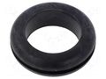 Grommet; Ømount.hole: 40mm; Øhole: 31mm; black; -40÷125°C; EPDM ESSENTRA ESS-10284988