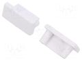 Cap for LED profiles; white; 20pcs; ABS; BEGTON12 TOPMET TOP.C7960001