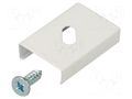 Flexible mounting plate S; white; 20pcs; stainless steel TOPMET TOP.C7980001