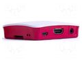 Accessories: case; Colour: white,red; Enclos.mat: ABS RASPBERRY PI SC0160