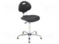 Chair; ESD; Seat dim: 470x440mm; Back dim: 420x320mm; 580÷830mm RT WORK ESD-CHAIR05