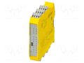 Module: safety relay; 24VDC; IN: 8; for DIN rail mounting; IP20 PHOENIX CONTACT 1104974