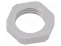 Nut; NPT3/8"; polyamide; light grey; Thread: inch,NPT; with flange LAPP LP-53019300