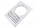 Accessories: ventilation grille; white; Body dim: 250x180x30mm DOSPEL S.A. 007-0663