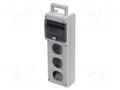 Enclosure: for modular components; grey; BLOCK; Holes no: 3 SCAME SCAME-632.3500-000