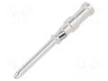 Contact; male; silver plated; 0.14÷0.34mm2; crimped; for cable BINDER 61-0891-139