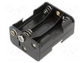 Holder; AA,R6; Batt.no: 6; 6F22 type; black Goobay GOOBAY-11467