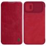 Nillkin Qin Leather Pro Case iPhone 14 Plus Camera Cover Holster Cover Flip Case Red, Nillkin 6902048248991 6902048248991