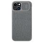 Nillkin Qin Cloth Pro Case Case for iPhone 14 Plus Camera Cover Holster Cover Flip Case Gray, Nillkin 6902048249189 6902048249189