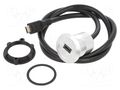 Adapter cable; USB B micro socket,USB B micro plug; USB 2.0 ONPOW MICRO-USB-04