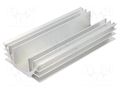 Heatsink: extruded; U; L: 150mm; W: 74mm; H: 30mm; aluminium  RAD-A4240/150
