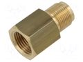Brass; Mount.elem: thread adapter; Int.thread: M20x1,5 PNEUMAT 257.30