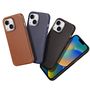Dux Ducis Naples case for iPhone 14 magnetic leather case MagSafe brown, Dux Ducis 6934913034644 6934913034644