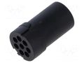 Connector: circular; contact insert; male; neutriCON; PIN: 8 NEUTRIK NTR-MI8