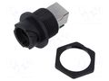 Transition: coupler; PIN: 8; IP67; straight; Type: ODVA; 8p8c; Cat: 5e AMPHENOL LTW ROP-5SRFFH-TCU7001