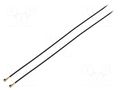 Cable; Colour: black; Len: 0.2m; Wire dia: 35mm; Type: angled HIROSE UFL2LPA088Y2TA200