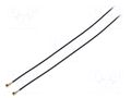 Cable; Colour: black; Len: 0.3m; Wire dia: 35mm; Type: angled HIROSE UFL2LPA088Y2TA300