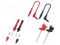 Test leads; red and black ELECTRO-PJP PJP425